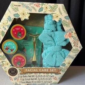 Facial Care Set - Mint and Gold